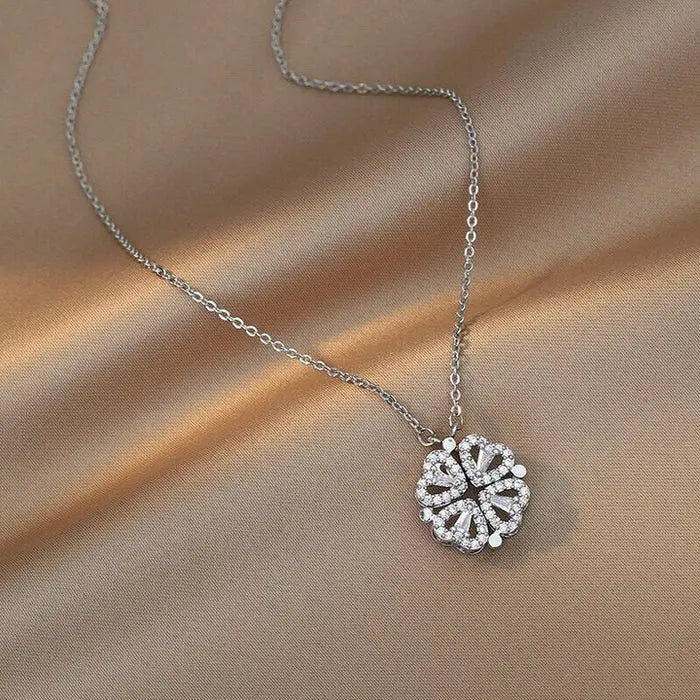 Clover Heart Necklace Sylvia Rae