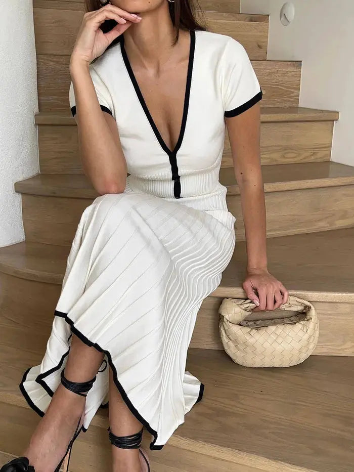 Contrast Trim Set Sylvia Rae