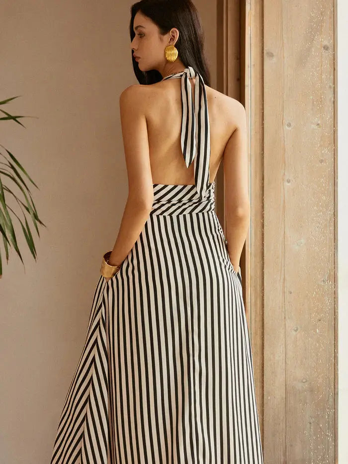 Striped Helena Dress Sylvia Rae