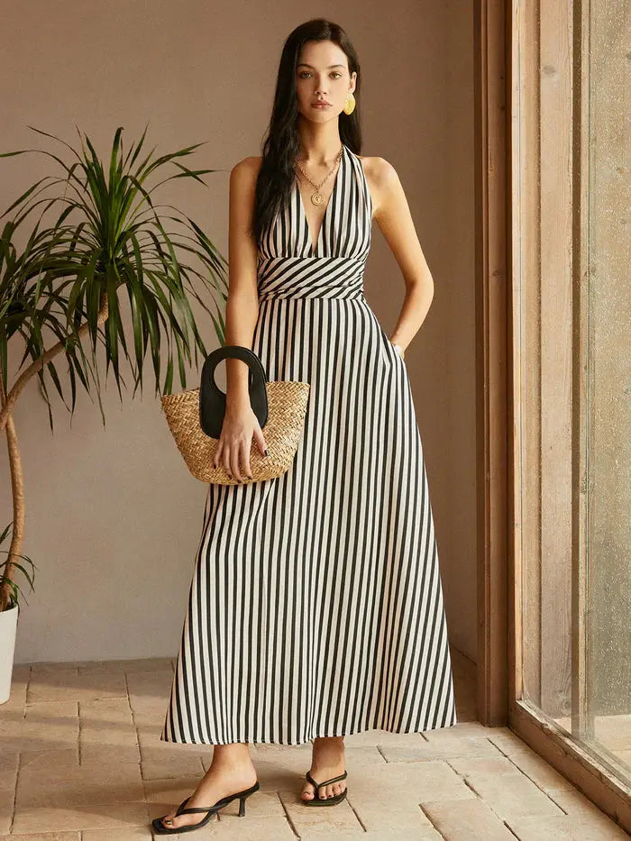 Striped Helena Dress Sylvia Rae