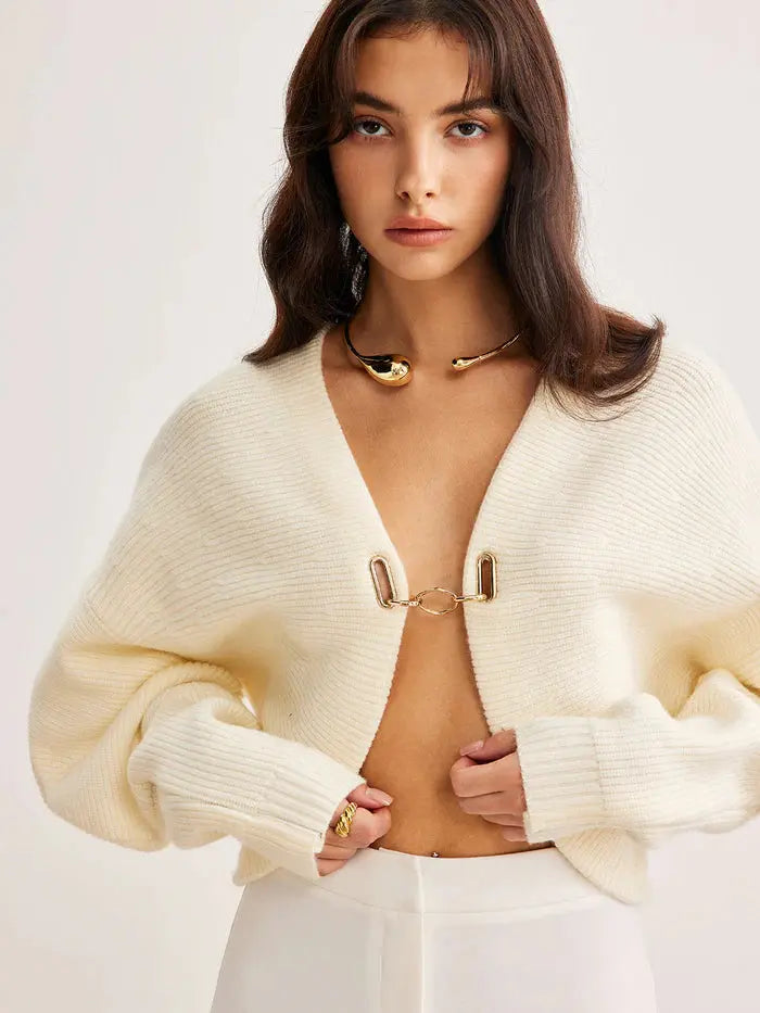 Open Clip Cardigan Sylvia Rae