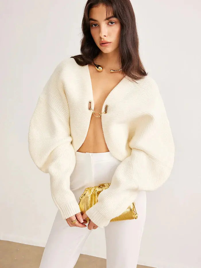 Open Clip Cardigan Sylvia Rae