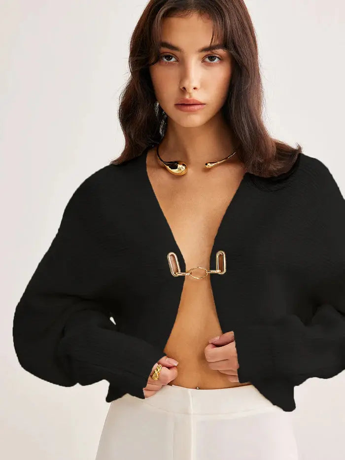 Open Clip Cardigan Sylvia Rae