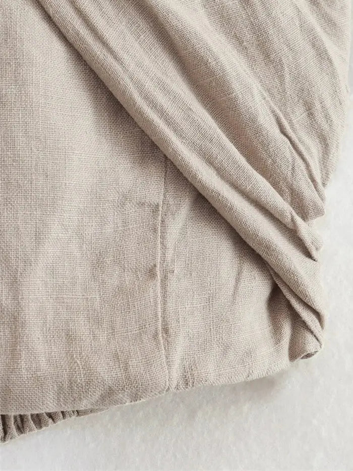 Cotton & Linen Halter Tank Sylvia Rae