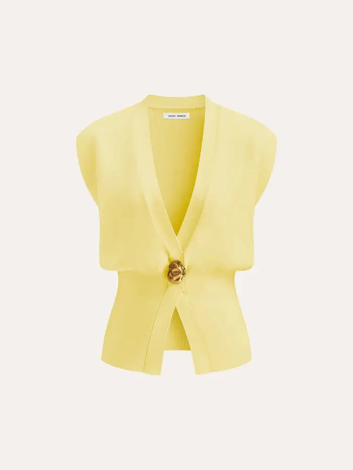 V-Neck Sweater Vest Sylvia Rae