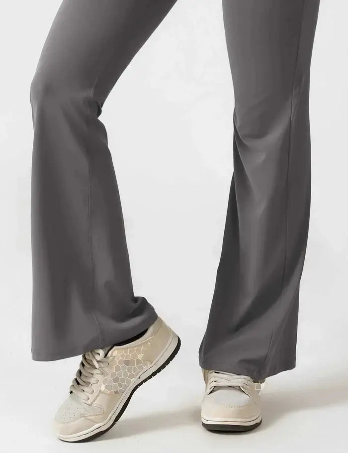 Gray Flared Jumpsuit Sylvia Rae