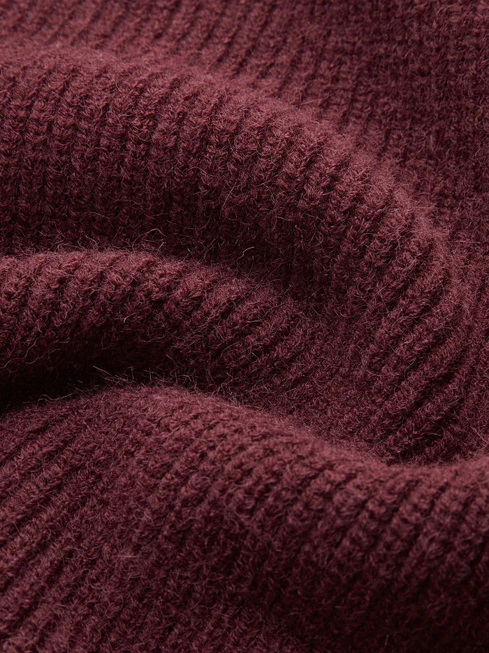 Contrast Stitch Knit Sweater