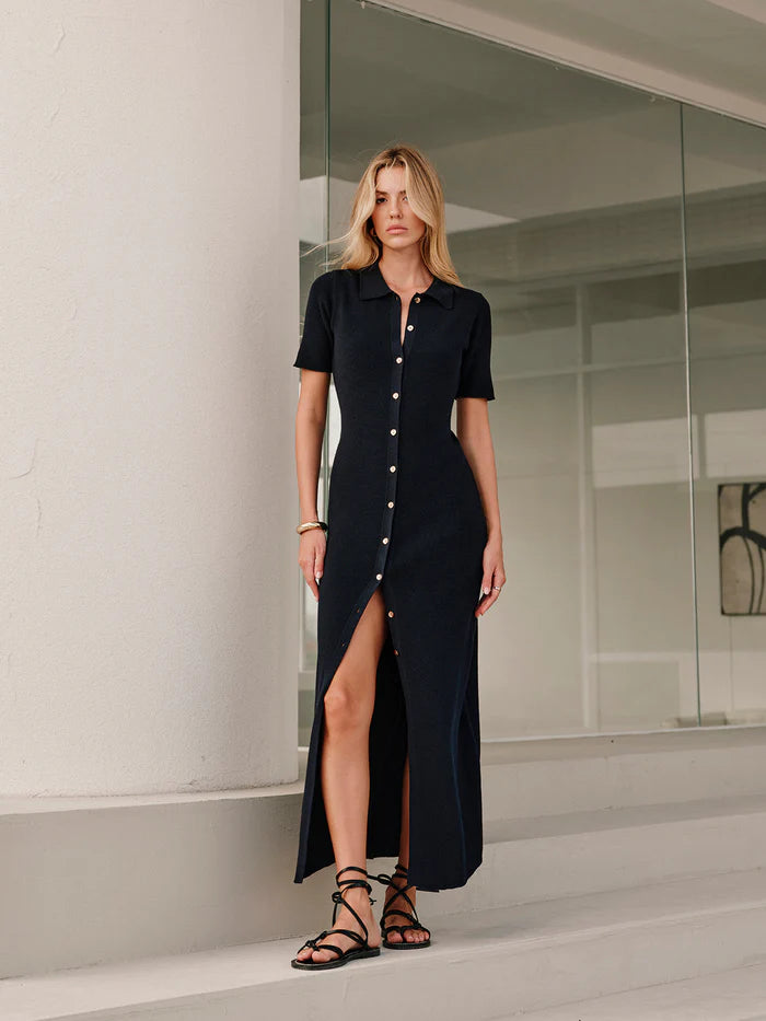 Collared Midi Dress
