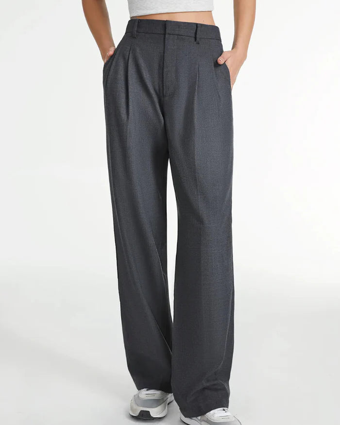 Slate Wide-Leg Pants